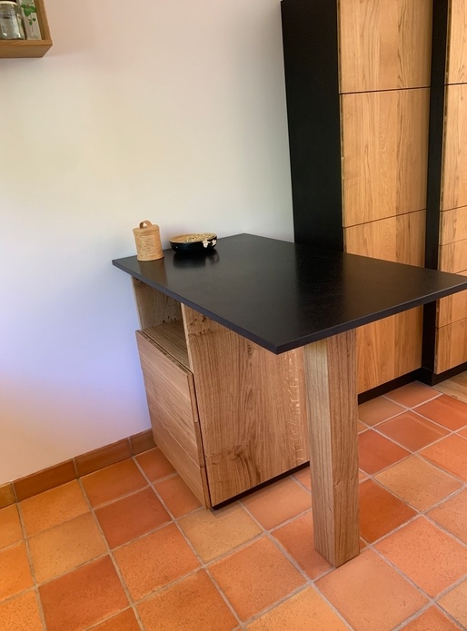 Table haute/ilot central cuisine