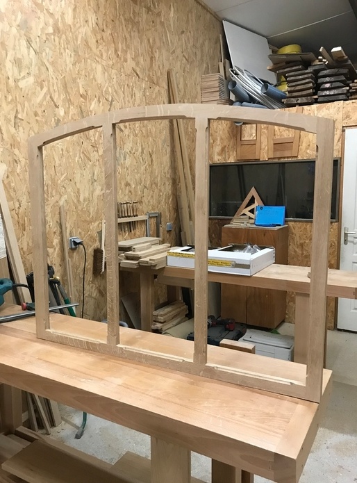 Verrière cintrée en élévation