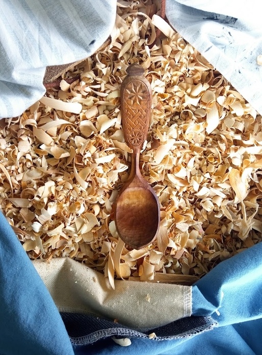 13ème cuillère de 2023 : Cuillère en bouleau cuite au four