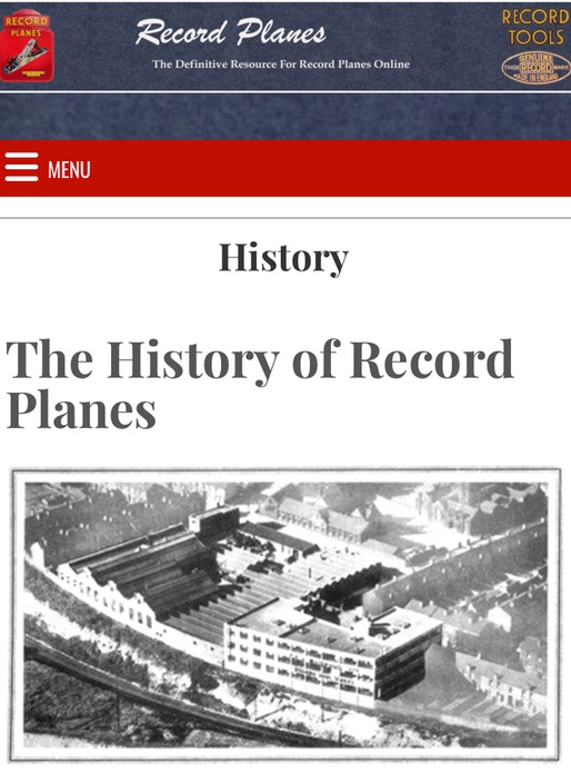 Record wood tools histoire de l’entreprise et de ses outils.