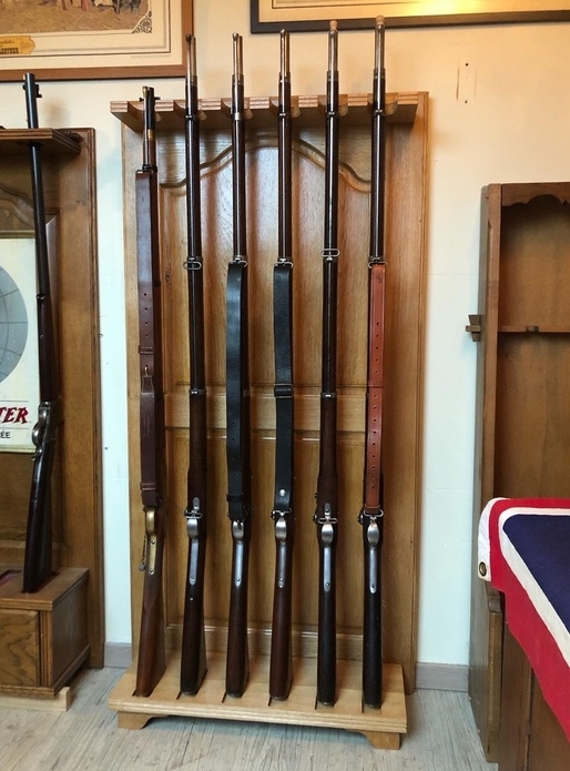 Un râtelier pour mousquets de collection