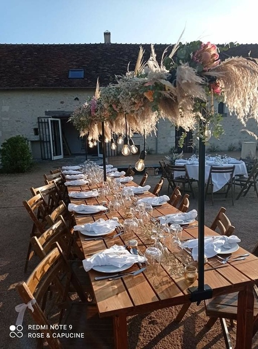 Duo de tables sur son lit de douglas et sa sauce au brou de noix