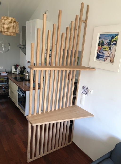 Claustra intérieur en chêne