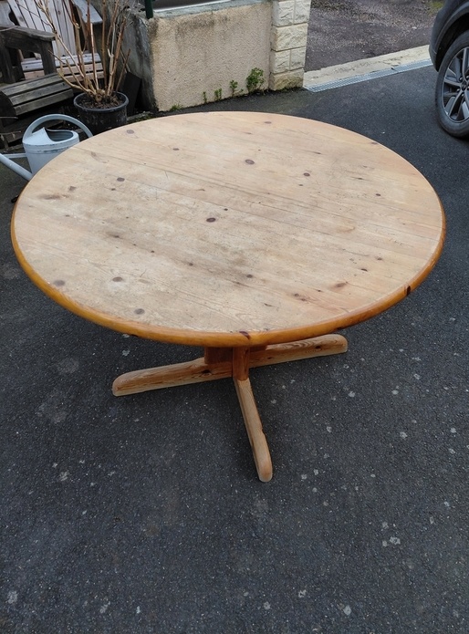 Réfection d une table ronde