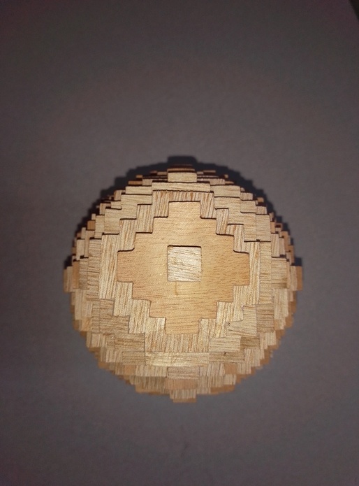 Oeuf de Pâques pixélisé type Minecraft