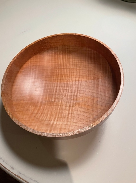 Figured Maple Bowl