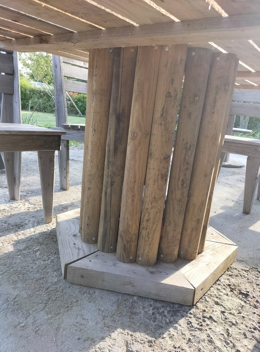 Nouvelle table de jardin