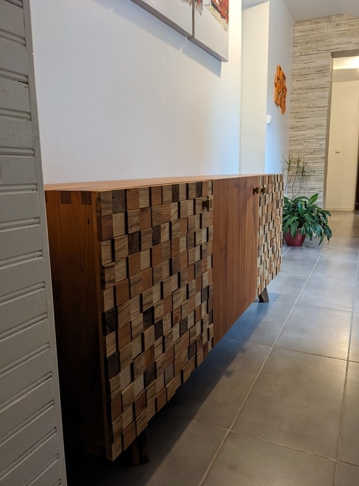 Enfilade quadrillée