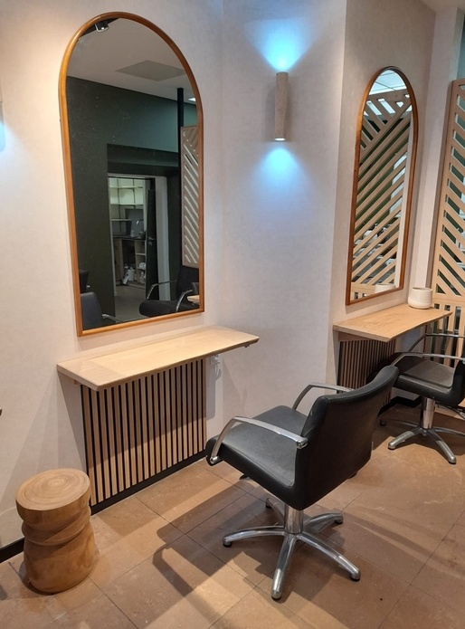 Rénovation d'un salon de coiffure