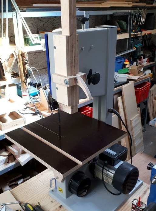 Mise à jour d'une scie à ruban usagée