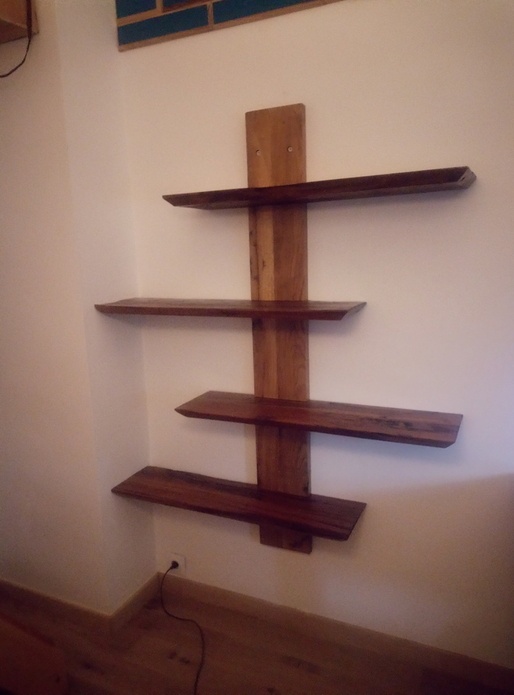 Bibliothèque chêne