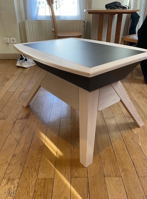 Table basse en arêtier