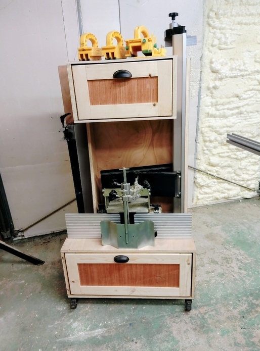 Rangement accessoires combiné bois Robland KC260