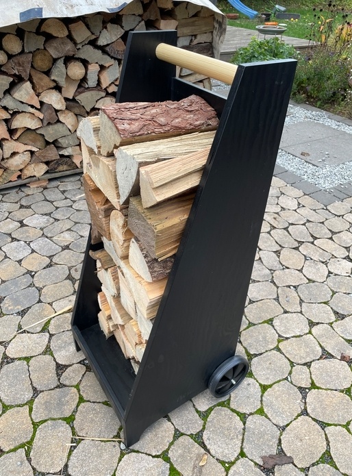 Chariot pour bois de chauffage