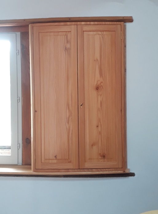 Meuble habillage mur courbe