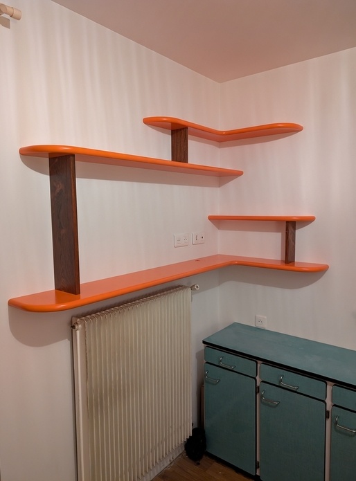 Étagères inspiration 70'