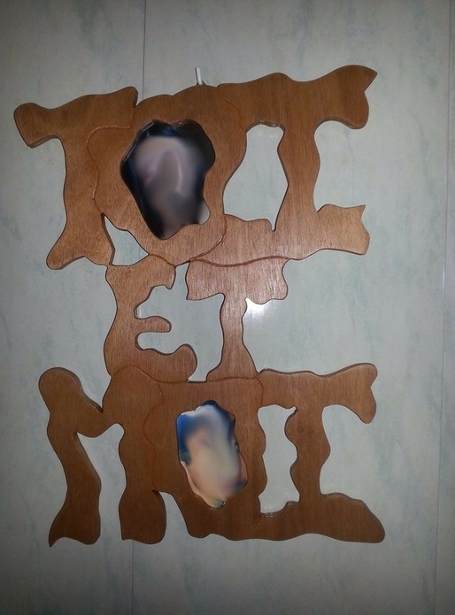 Cadre photo chantourné