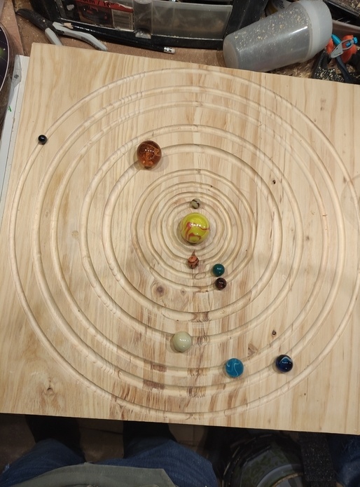 Système solaire pour Noël