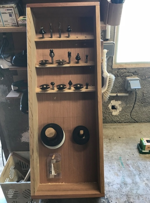 Rangement mèche de défonceuse