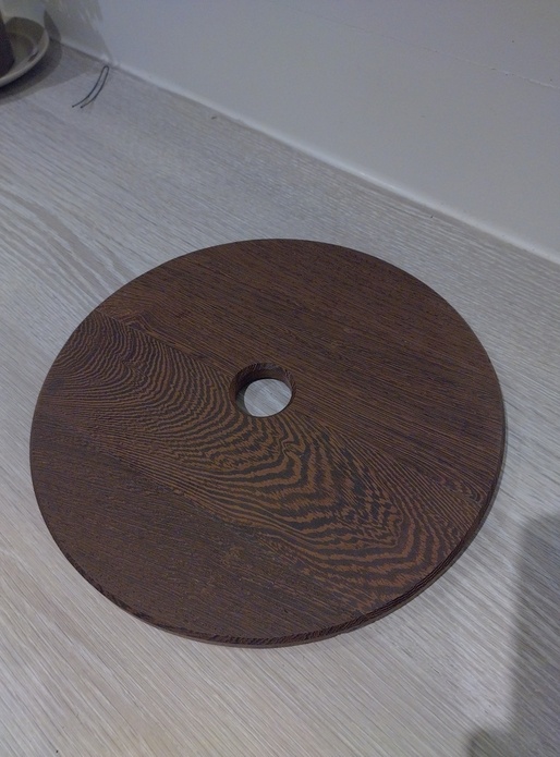 Dessous de table en wengé