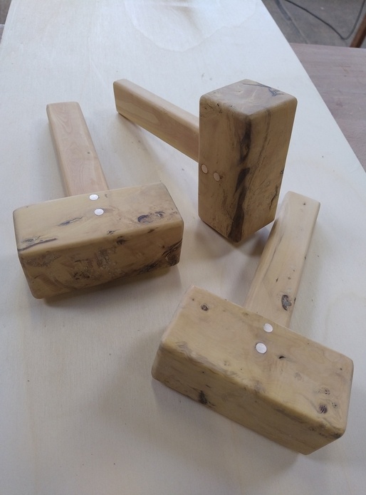 Quelques petits maillets en buis