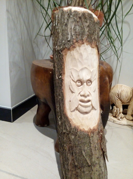 Bûche déco. par Woodstock sur L'Air du Bois