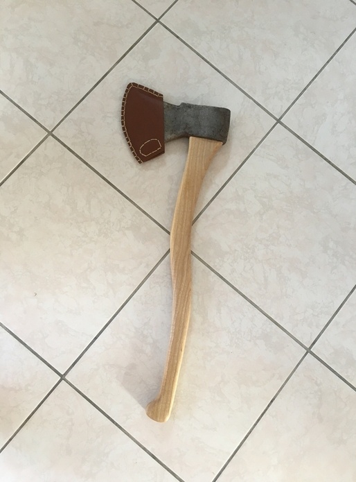 Un manche de hache fin