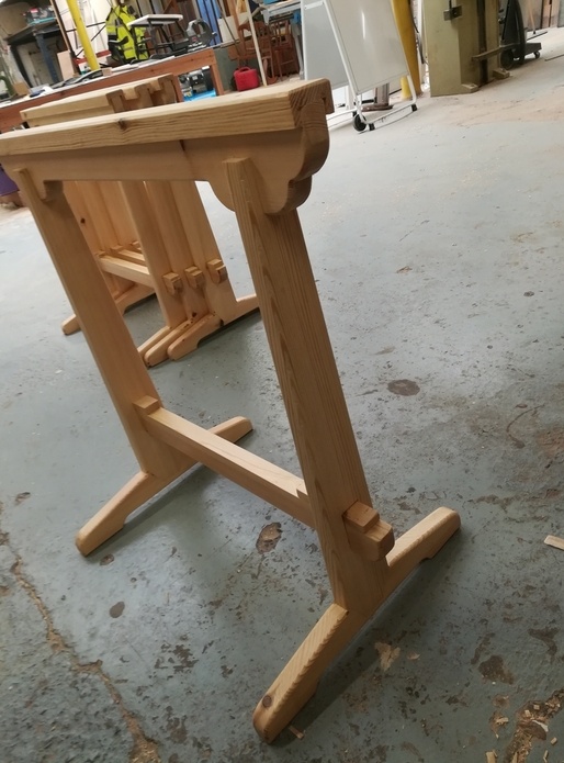 Tréteau démontable en épicéa