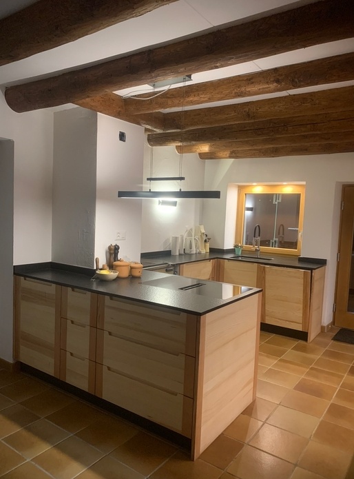 Cuisine en frêne massif