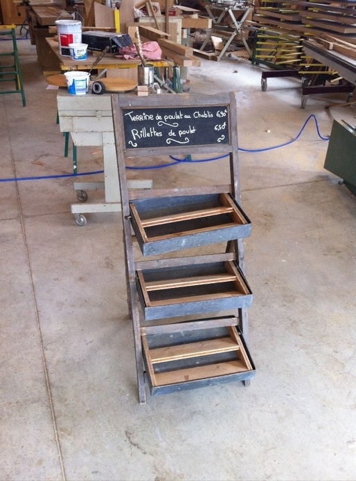 Refabrication d'un présentoirs