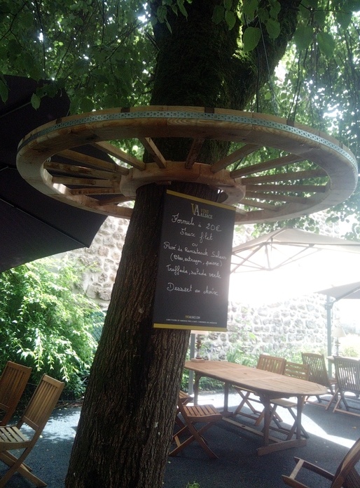 Des roues autour des arbres