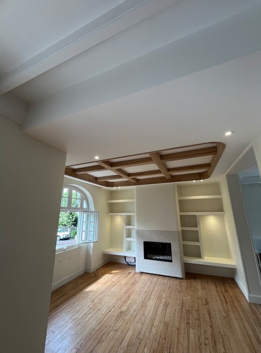 Habillage plafond bois