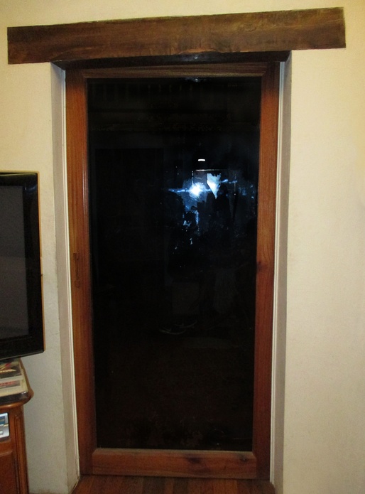 Porte coulissante vitrée