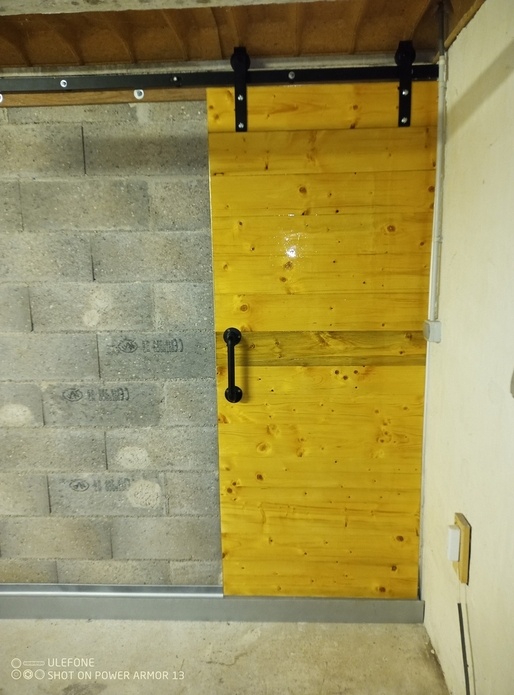 Porte intérieure  coulissante