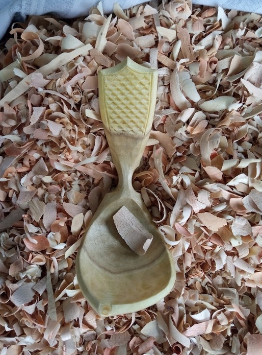 5ème cuillère de 2023 :  Cuillère en peuplier de Colchester.