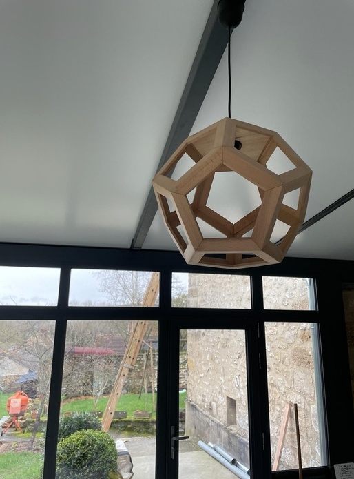 Luminaire dodécaèdre