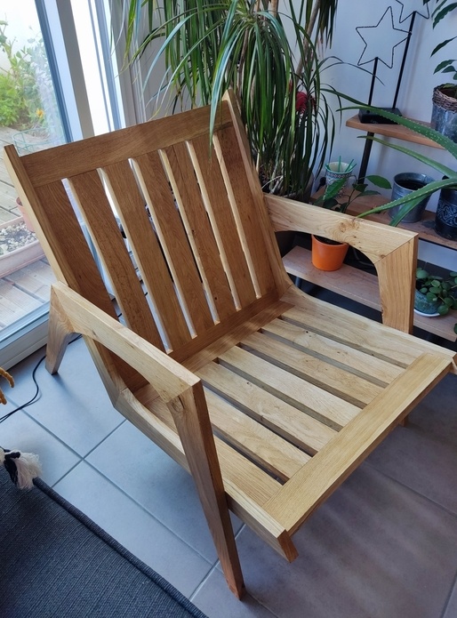 Fauteuil "mid century"