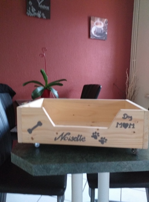 Panier lit sur roulettes