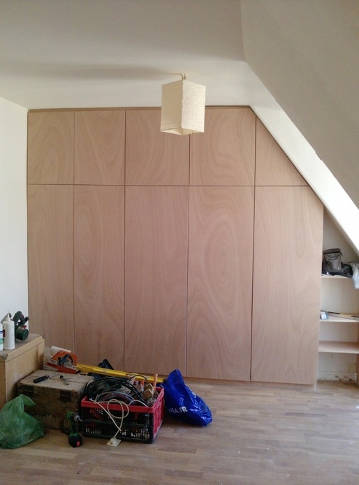 Placard étagère incruster