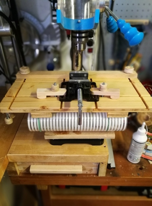 Plateau perceuse à colonne