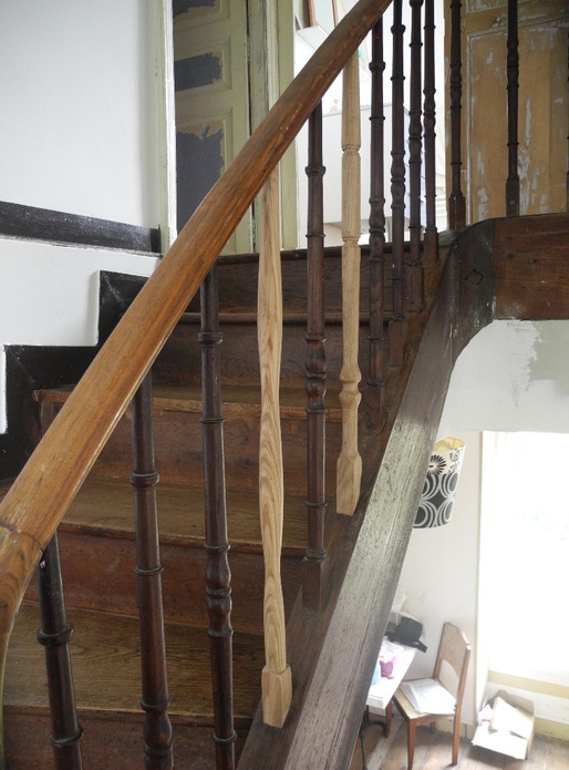 Barreaux d'escaliers éclectiques