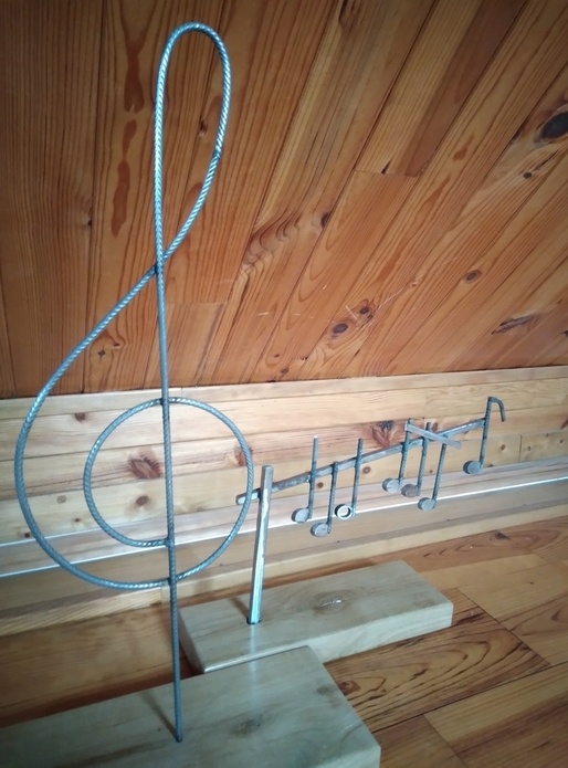 Petites partitions poétiques bois /metal