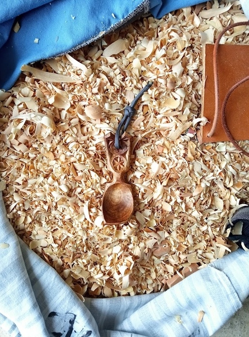 21éme cuillère de 2023 : Cuillère en érable cuite au four