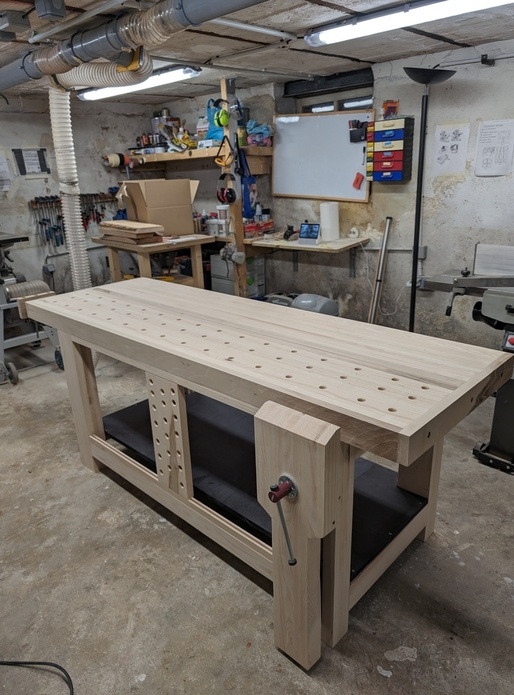 Mon établi inspiration roubo