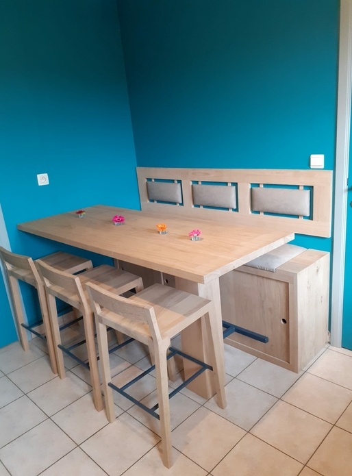 Coin cuisine table haute