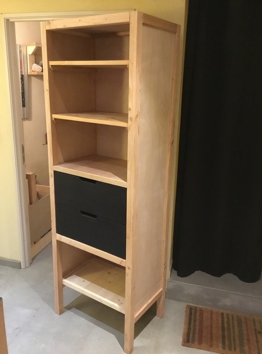 Armoire Rustique d'Atelier.