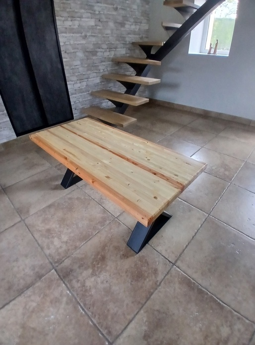 Table basse en palette