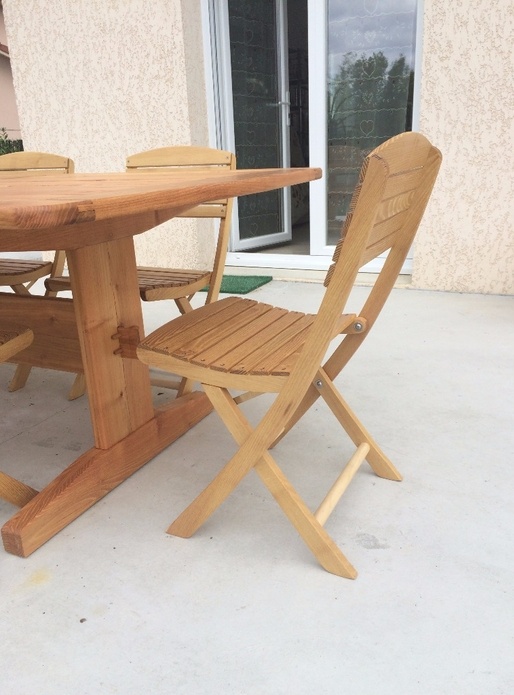 Chaise salon de jardin