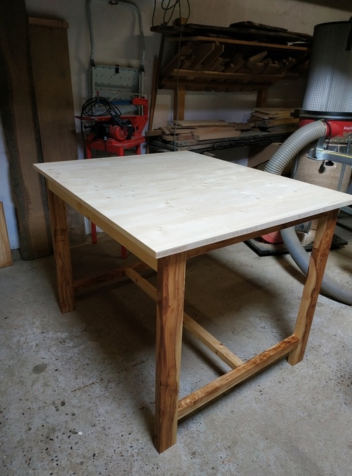 Table de travail pour le cuir