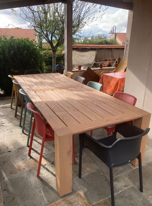 Table de jardin